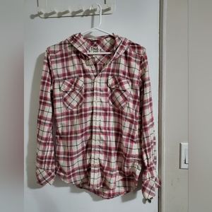 TNA Flannel with Hoodie